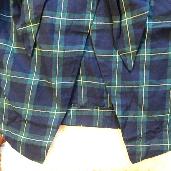 J.O.A. Los Angeles High Waist Plaid Tartan Midi Wrap Tie Pencil Skirt - XS / S - Picture 15 of 16